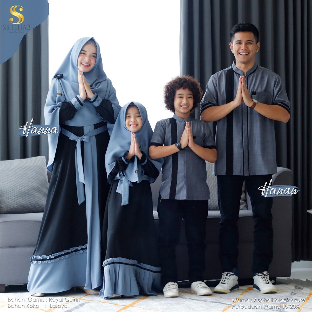 Sarimbit Hanan & Hanna By SS Hijab