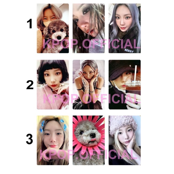 [ READY STOCK ] TAEYEON 3RD ALBUM INVU PHOTOCARD