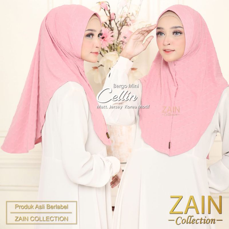 JILBAB BERGO CELLIN ORI ZAIN COLLECTION-Dusty