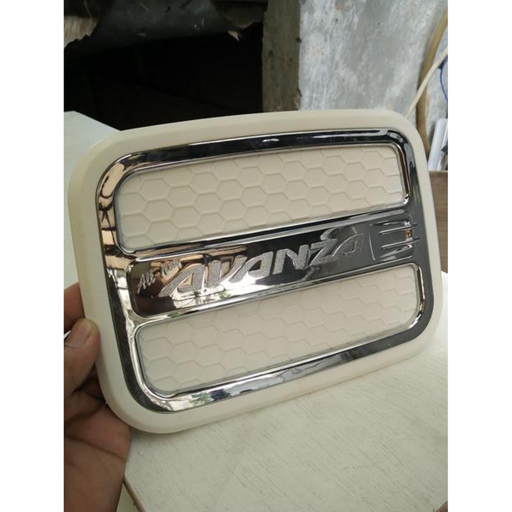 Tank Cover All New Avanza Putih chrom
