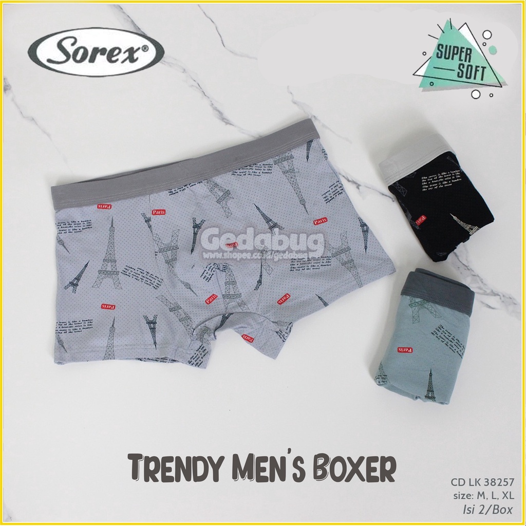 ( 1 Pcs ) CD Sorex Boxer Pria SOREX LK 38257 | Celana dalam pria Premium | GEDABUG