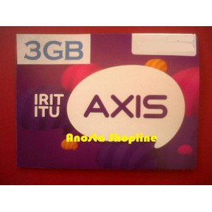 Kartu Perdana Internet Axis Kuota 3gb