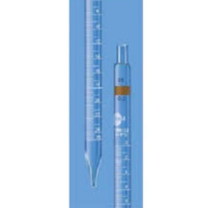 pipet mohr/pipet ukur 5ML Interval 0.05 Class B,Marking Best Quality Borosil