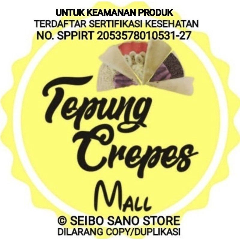 

Tepung Crepes Mall 2 Kilogram. Asli Mall Ada Sertifikat Kesehatan & Hukum