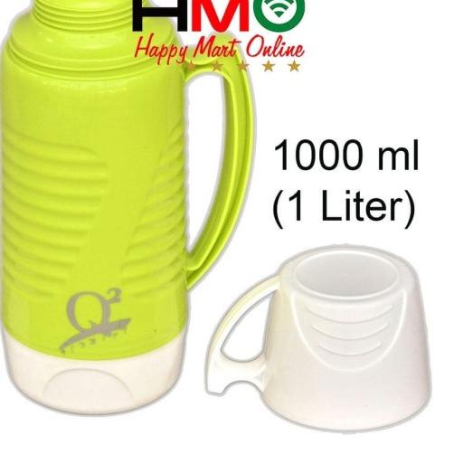 ۝ Q2 Thermos Termos Air Panas Dingin Termos 1 Liter Q2-8100 ⅎ