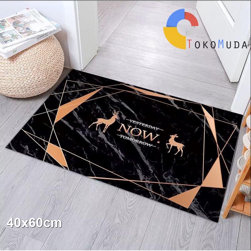 TOKO MUDA Keset Teras Dan Dapur Motif Lucu Keset Anti Slip keset kaki LM