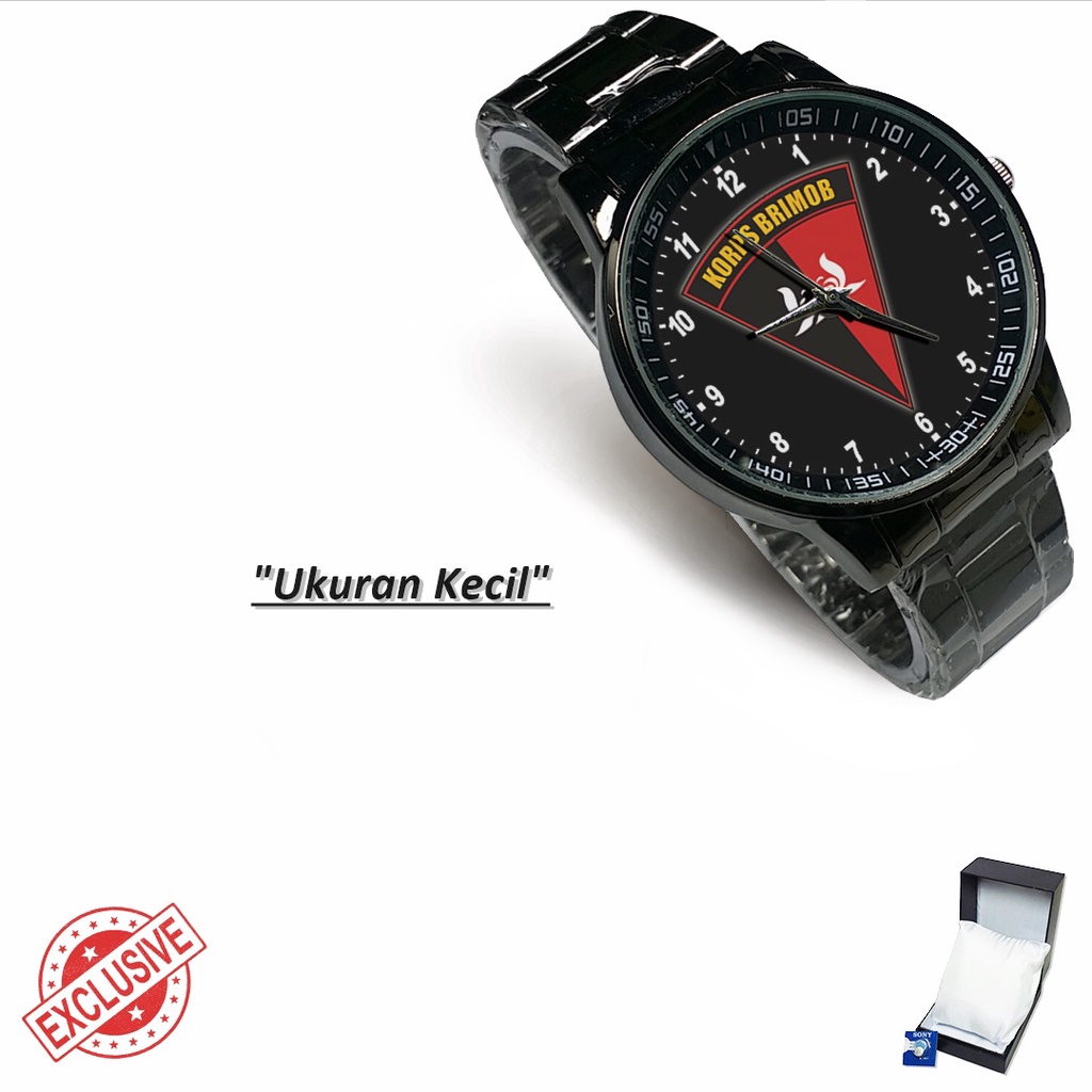 Jam Tangan Rantai Couple KORPS BRIMOB - 1 (Keren)