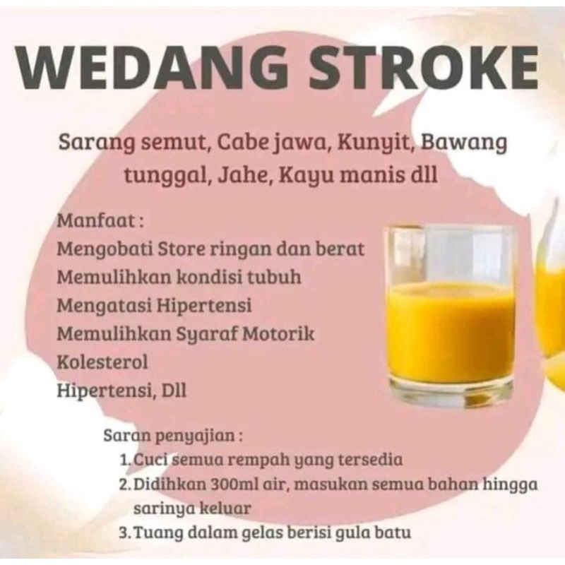 

Wedang Stroke