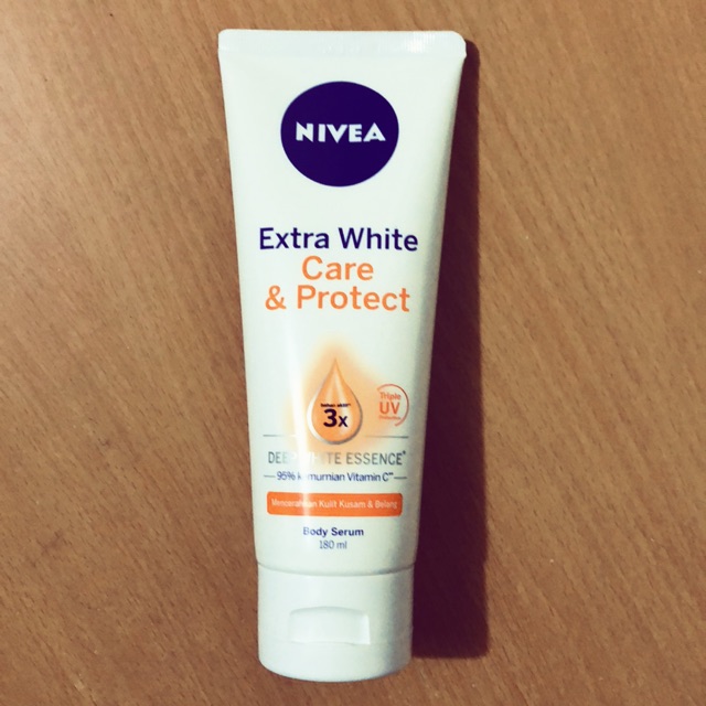 Nivea Body Serum Extra White Care &amp; Protect 180ml