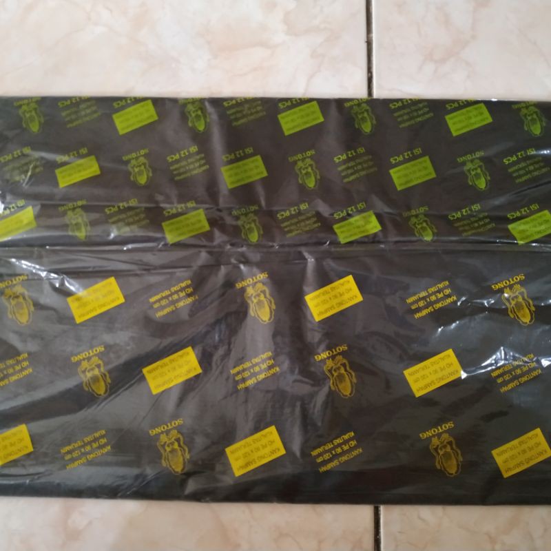 Kantong plastik sampah ukuran 90*120/60*100