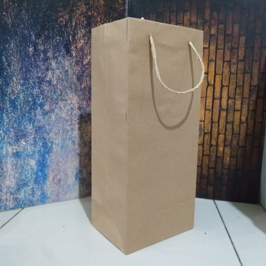 

Paper bag Botol harga per pack isi 12pcs