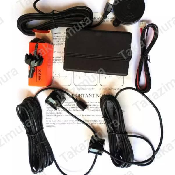 Sensor Parkir Mundur 2 Mata Bunyi Mobil    Ignis Splash Swift Scross Karimun APV V76F