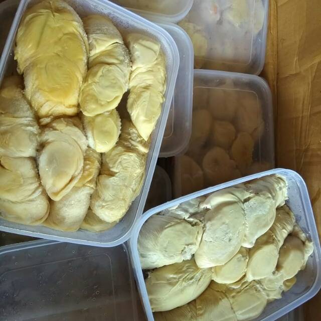 

Durian kupas atau daging durian