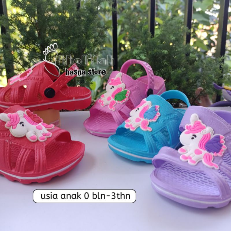 SANDAL ANAK PEREMPUAN 0-3THN KUDA PONI DULUX 271e-2 (1b)