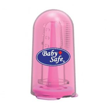 Baby Safe Finger Toothbrush and Gum Massager With Drying Rack TB002 - Tersedia Pilihan Warna