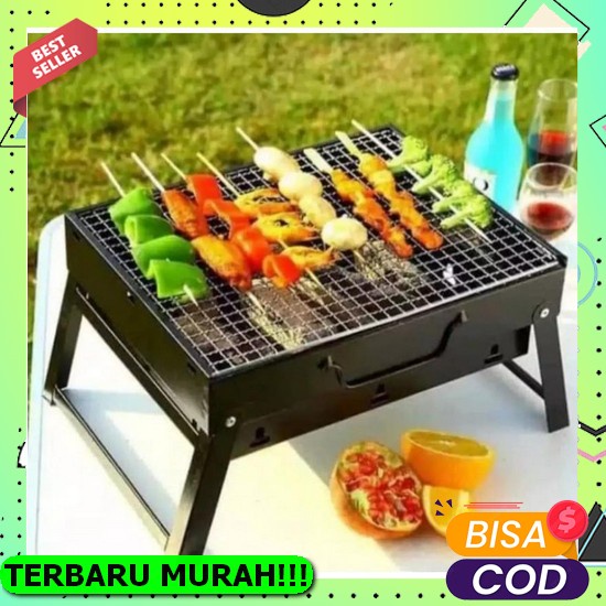 Tempat Panggangan Bbq/Tempat Panggang Arang Berdiri Daging Ayam Sate Serbaguna/Standing Bbq Panggang
