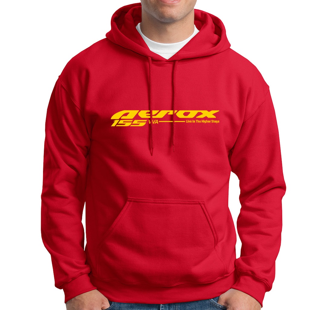 JAKET SWEATER PRIA HOODIE YAMAHA AEROX TERLARIS