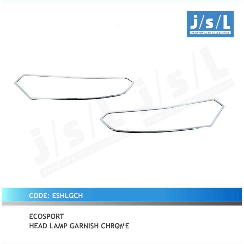 garnish lampu depan Ecosport chrome jsl