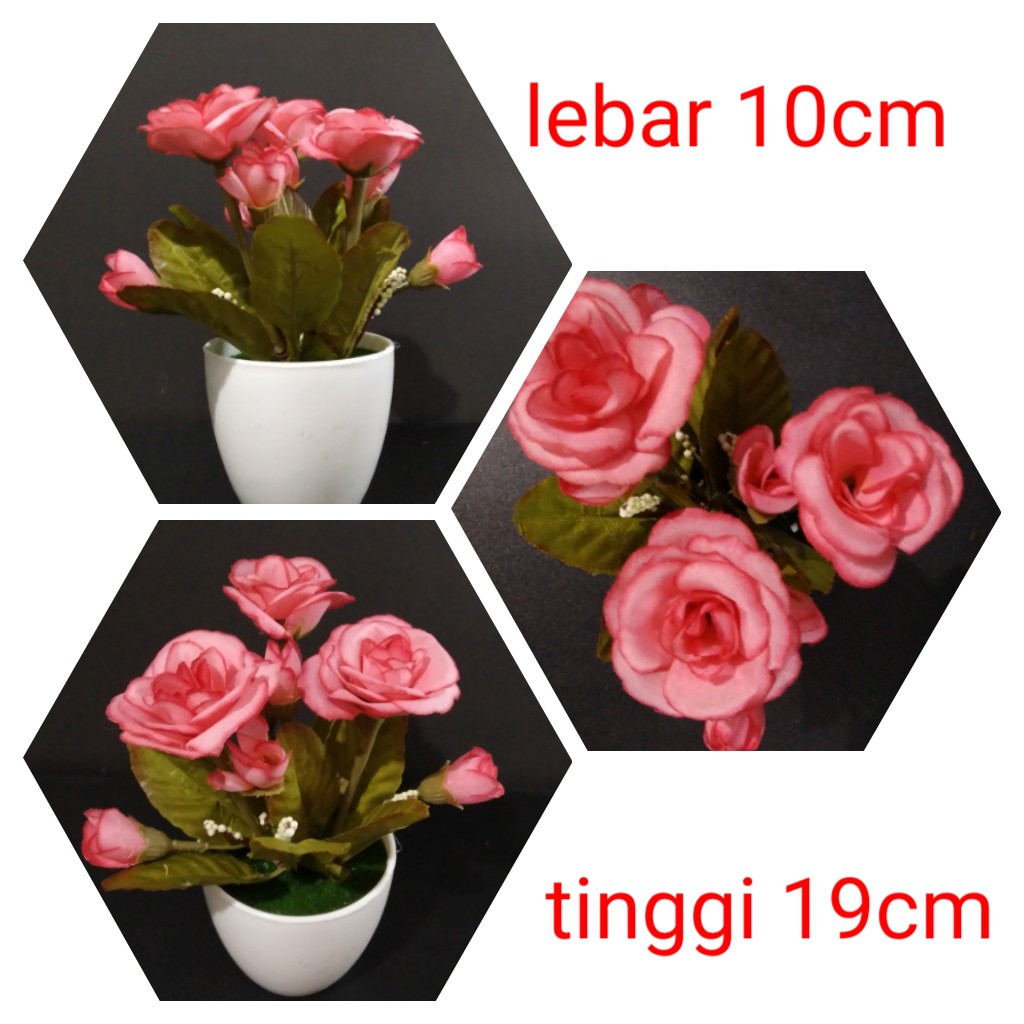 AP6016 Bunga Plastik Pajangan - Bunga Palsu Pajangan M663-2