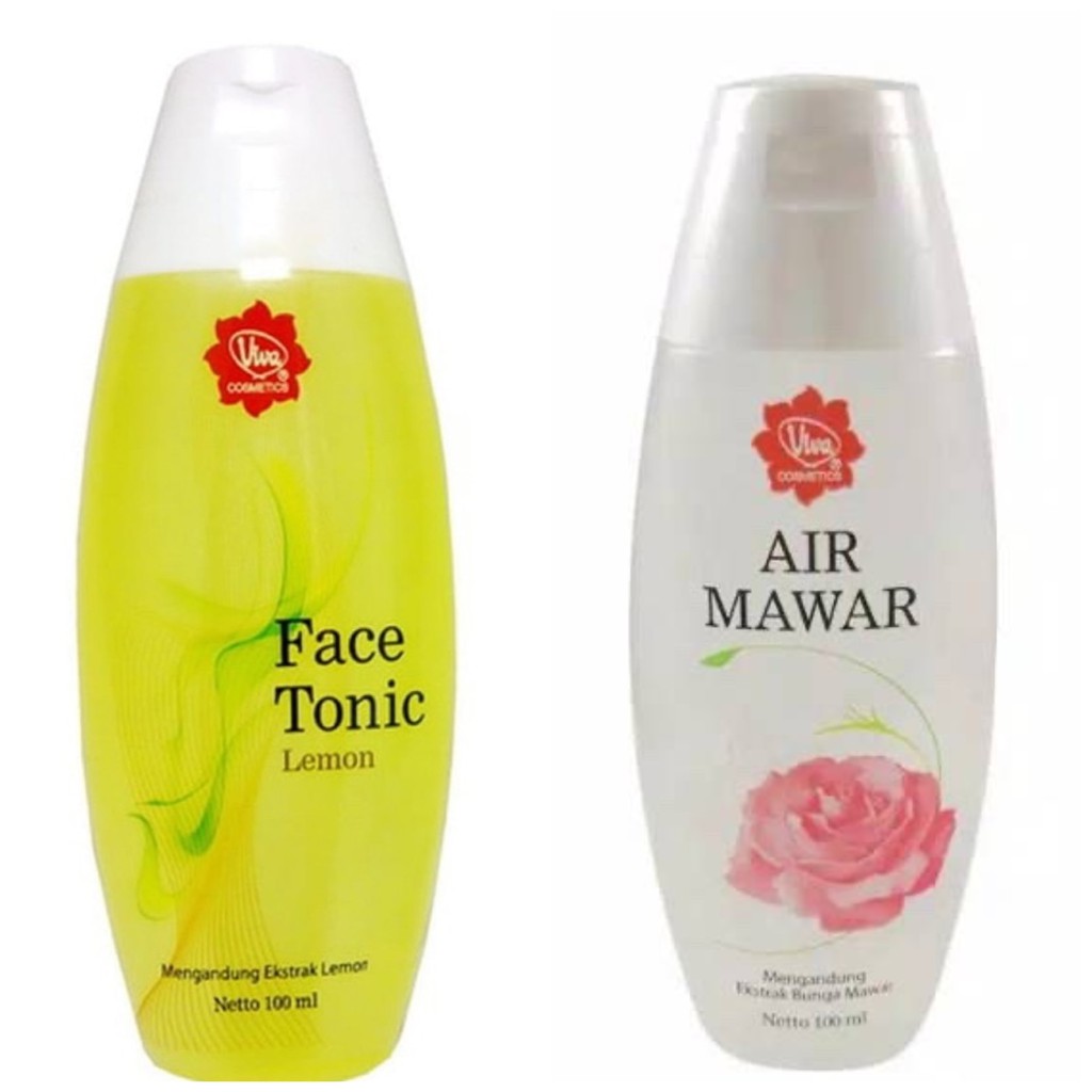 BPOM - Viva Face Tonic Lemon / Air Mawar Viva 100ml