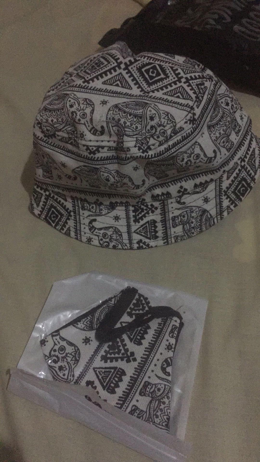 Masker Kain Motif Floral Tropical Adenia Daun Bunga Monstera Palem Palm 2 Lapis Kanvas Mask