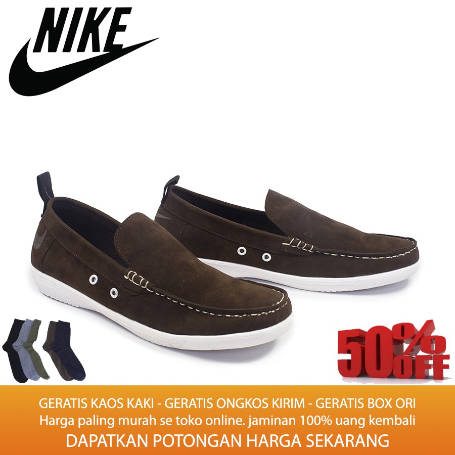 sepatu murah nike smirh coklat