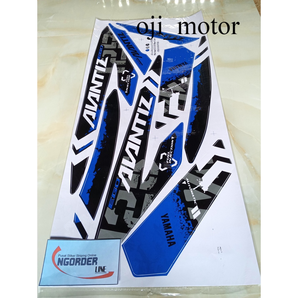 Striping Stiker Lis Variasi Motor Yamaha Mio Soul GT 125 Blue Core - Ego Avantiz - 2
