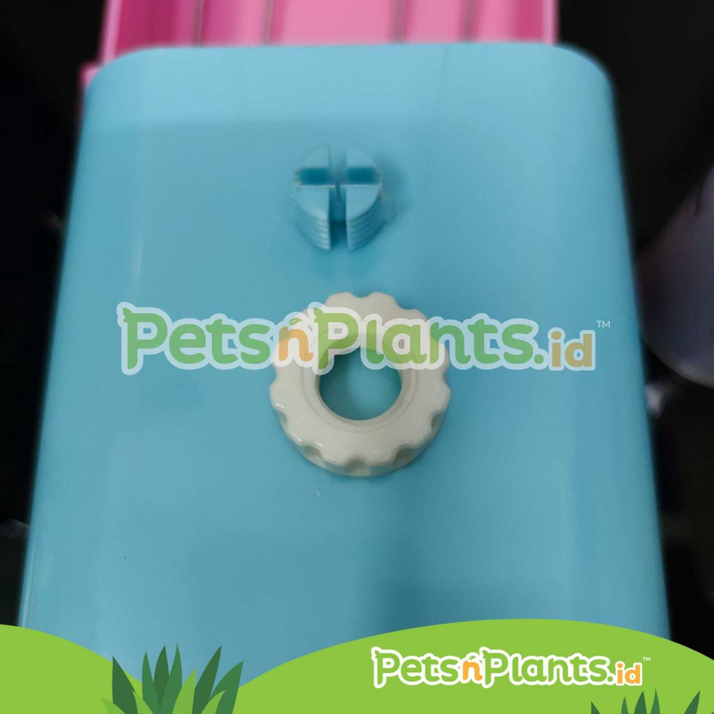 Tempat Makan Hay Pelet Kelinci Guinea Pig - Hay Rack Bunny Stainless Anti Gigit