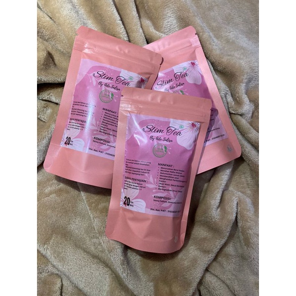 Slim Tea Herbal By Ade Salisa 3Pcs LEBIH MURAH
