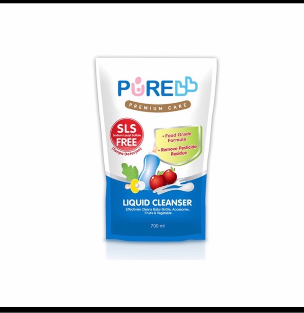 Pure Baby Liquid Cleanser 3 pcs Refill Pouch 700 ml
