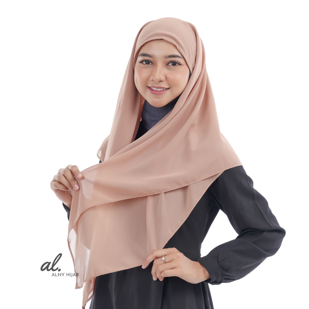 Hijab Segi Empat Instan Plus Inner 2in1 Ceruty Babydoll