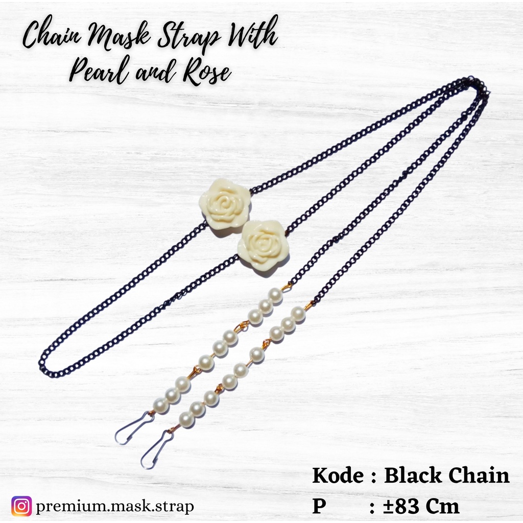 Strap Masker Rantai | Strap Mask | Strap Masker Hijab 3 In 1 | Strap Masker Hijab 2 In 1 | Kalung Ma
