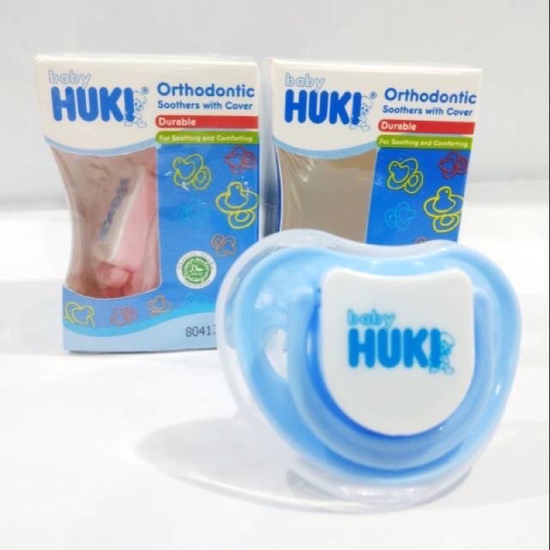 Huki Baby Orthodontic Soothers - Pacifier Empeng Gepeng Bayi isi 1 pcs