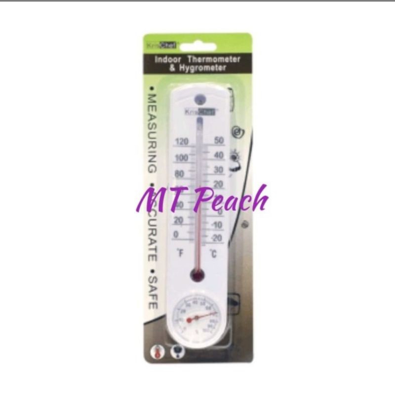 KRISCHEF TERMOMETER RUANGAN / TERMOMETER DAN HYGROMETER RUANGAN