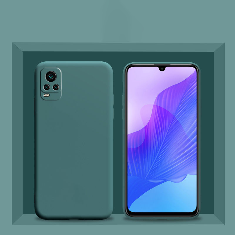 Case Bahan Silikon Warna Permen Untuk VIVO V20 SE V19 V17 V15 Pro