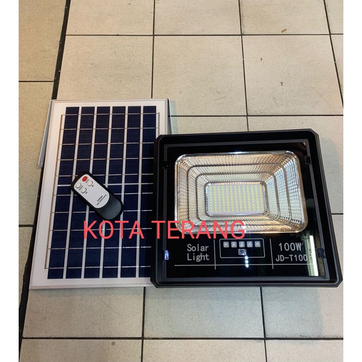 Lampu Sorot Led Solar 100 Watt 100W Tenaga Surya Papan solar