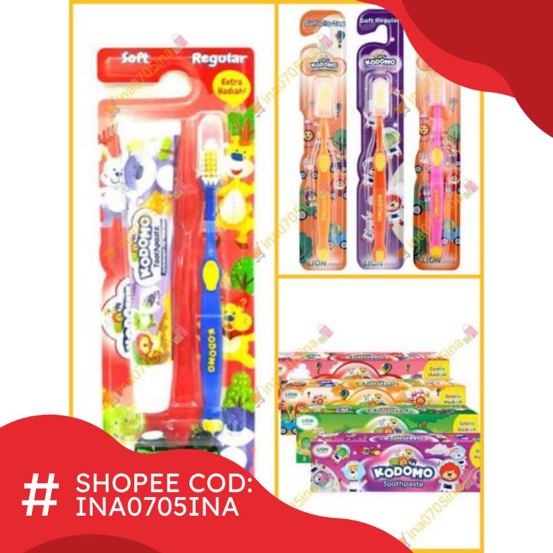 Sikat Kodomo / Odol Kodomo / Set Kodomo 2in1 Hadiah Mainan