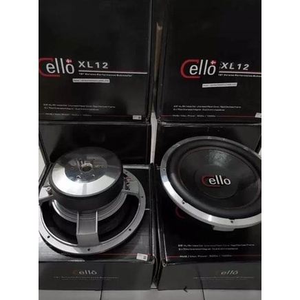 SUBWOOFER CELLO 12INCH XL12 DOBELL MAGNET DOBLE COIL .