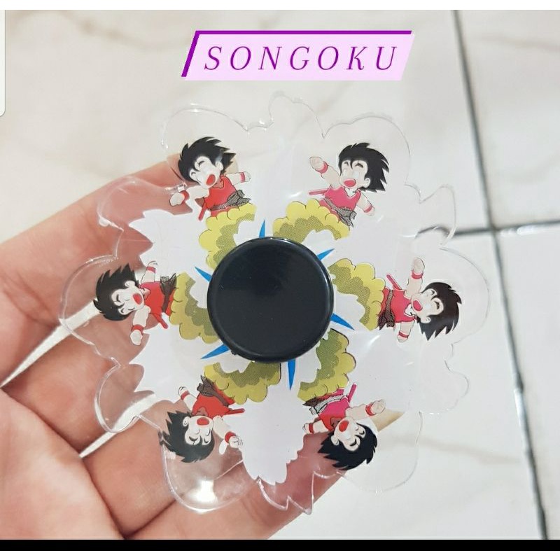 SPINER MOTIF KARAKTER / MAINAN ANAK HAND FIDGER /SPINER 3D KARAKTER -SASUKE