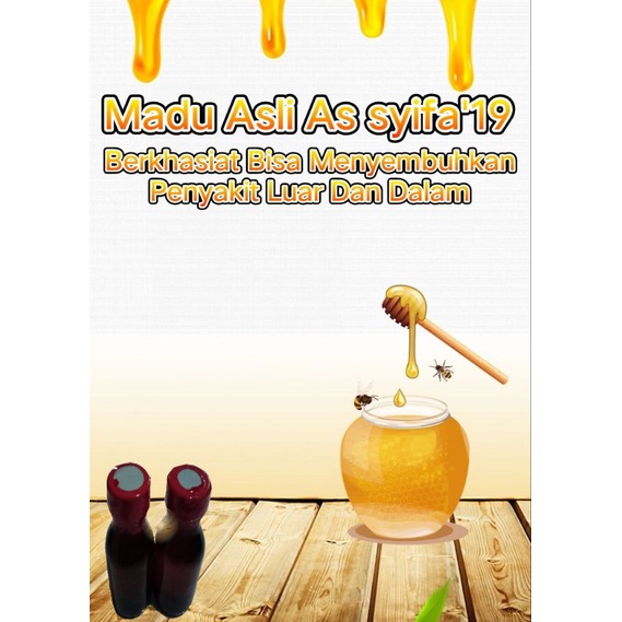 

Madu Asli Asyifa'19 Madu Murini 100% Asli