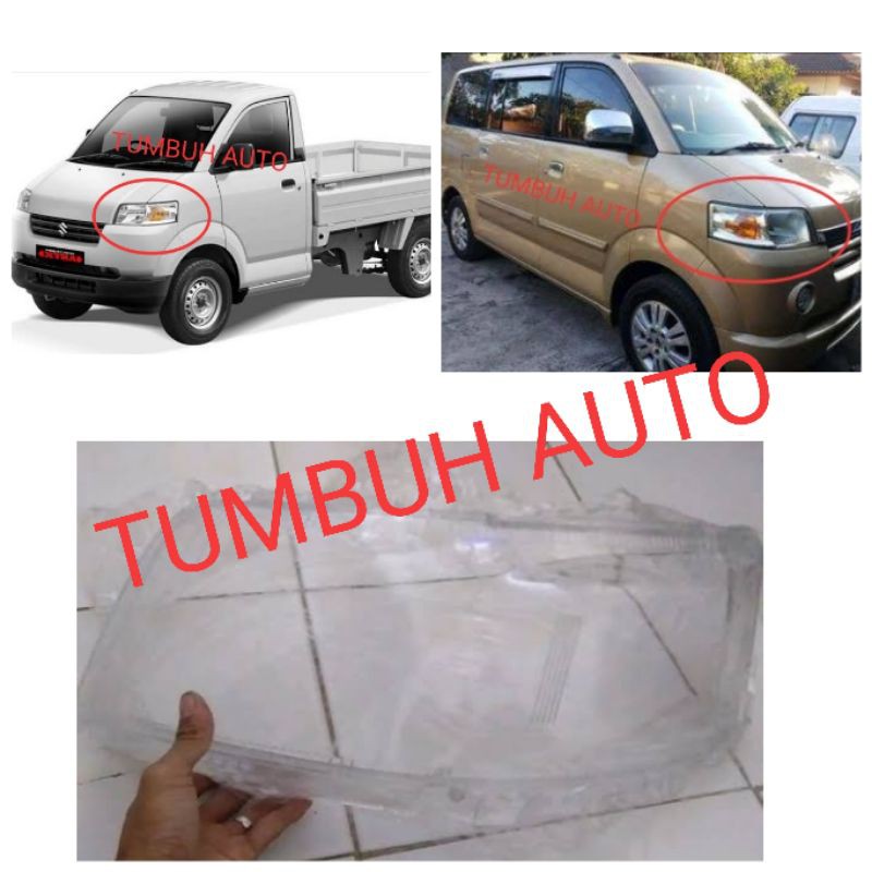 Mika Headlamp Lampu Depan 1 pcs Kanan RH Suzuki APV Lama 2004-2007 Mega Carry Blindvan Pick Up Box