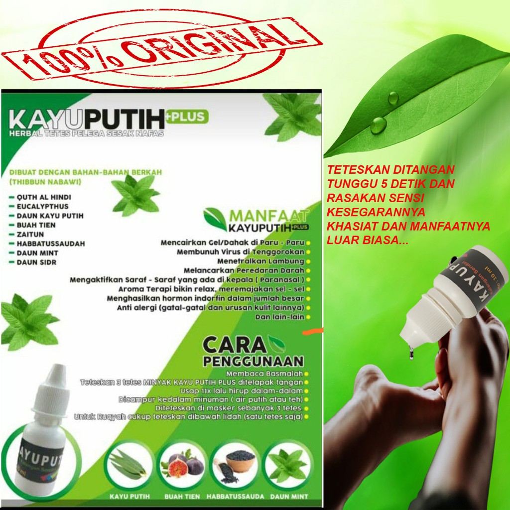 herbal Tetes Pelega Sesak Napas Minyak Kayu Putih Plus Cairan Anti Covid laris 5 Detik cuss Plooong