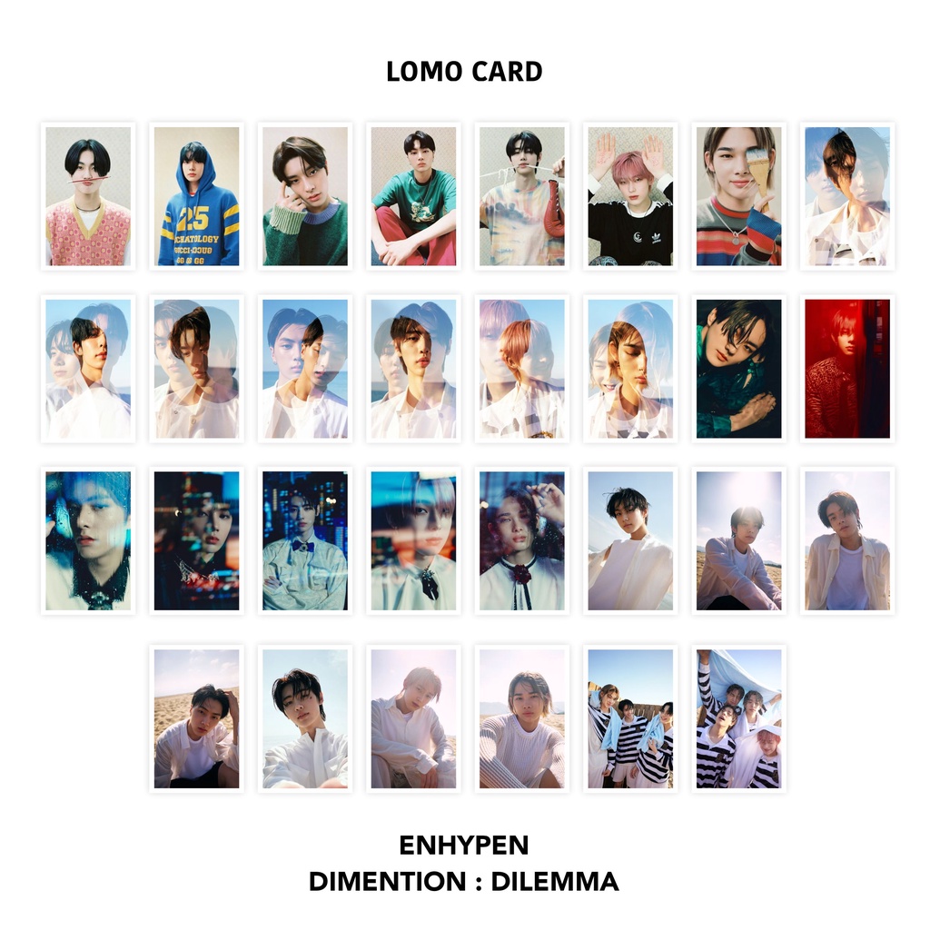 Lomo Card Enhypen Dimention : Dilemma