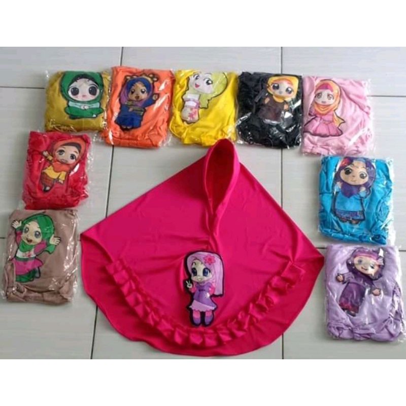 (COD) HIJAB LOL LED ANAK 2-7 tahun