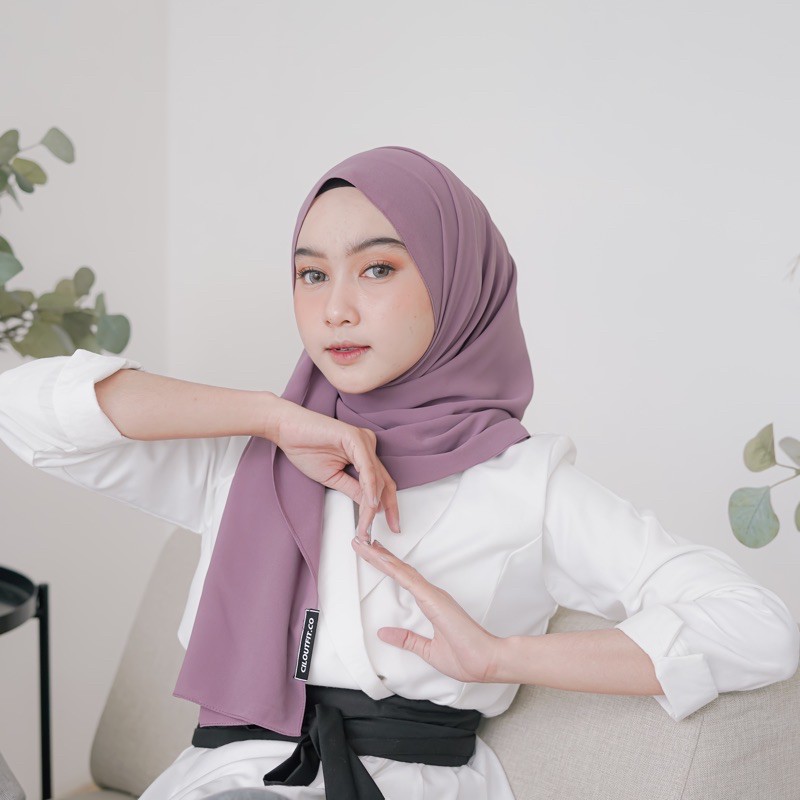 ZAKEEYA SHAWL PASHMINA DIAMOND ITALIANO IMPORT / DIAMOND DOLL PREMIUM by Ciloutfit-Lavender