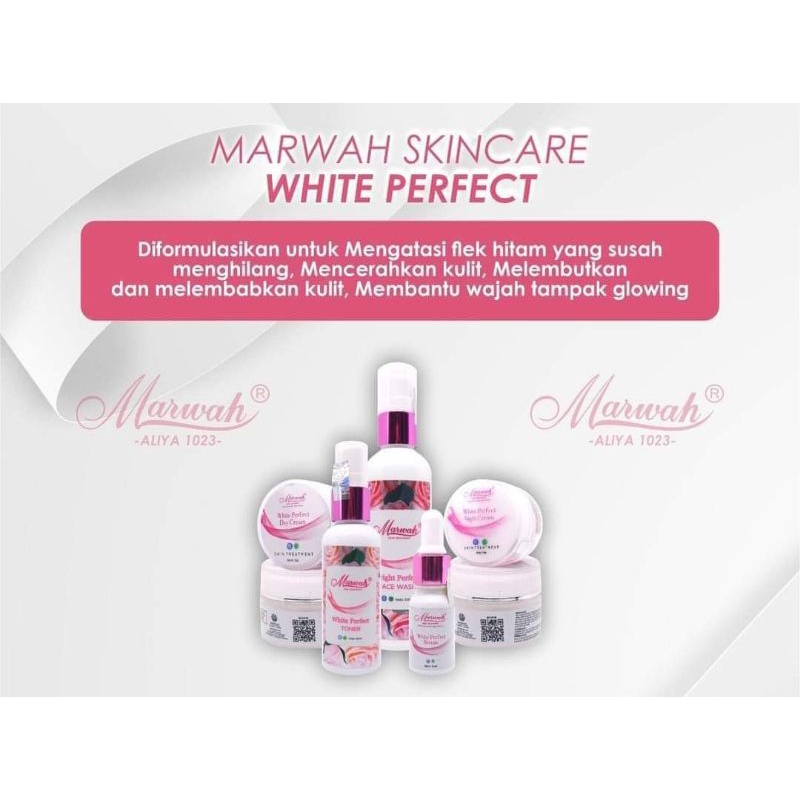 paket white perfect Marwah skincare