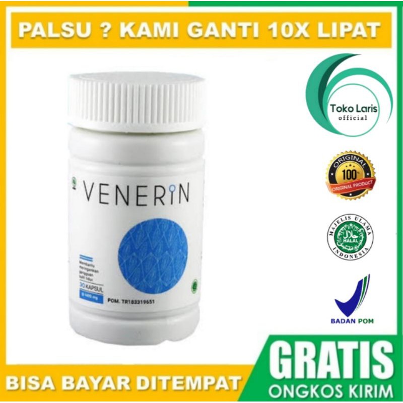 Venerin Nasa Original Obat Herbal Atasi Insomnia & Gangguan Tidur / Kapsul Lelap Tidur Ampuh