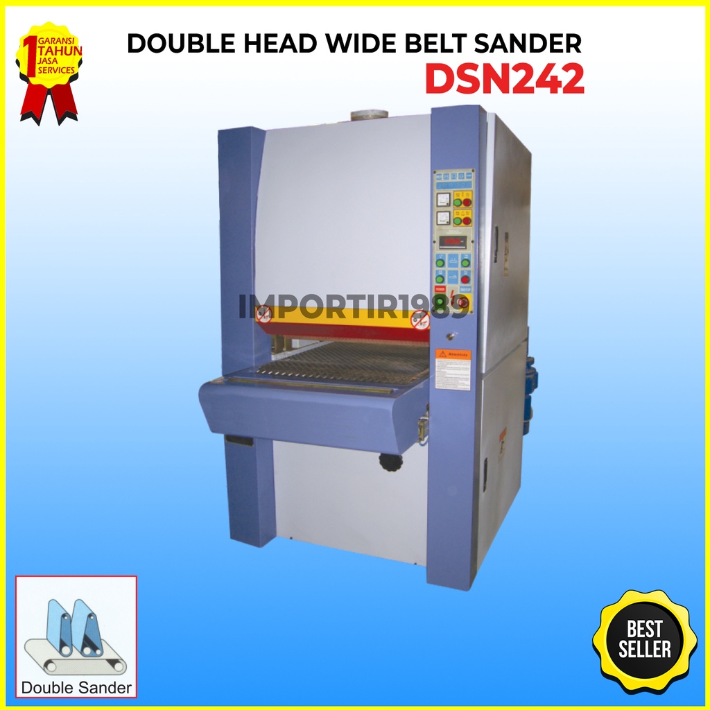 Mesin Amplas Kayu Sander Ganda Double Head Wide Belt Sander AKS - DSN242