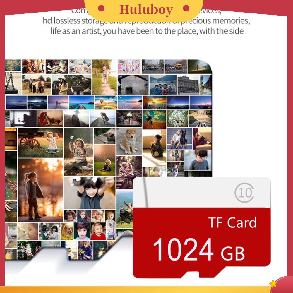 (Huluboy) Memory Card TF Micro Secure Digital 128 / 256 / 512 / 1T Untuk Handphone / Tablet / Kamera