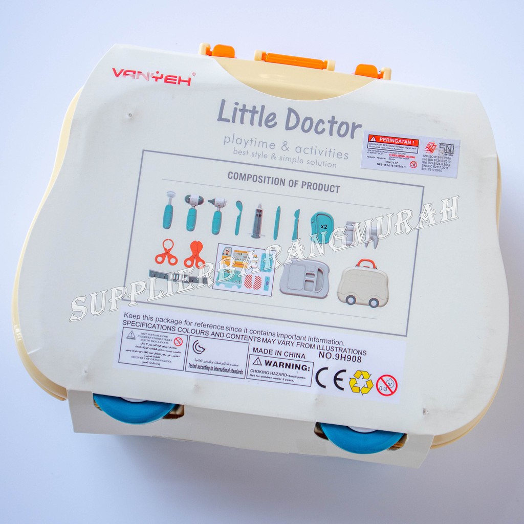 Mainan Koper Backpack Little Doctor Dokter Dokteran HM0385
